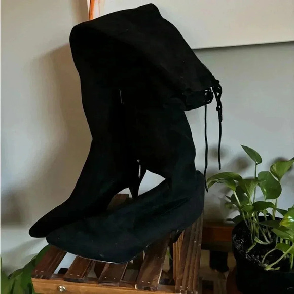 Sam Edelman Kristen Over The Knee Kitten Heel Boots - Picture 3 of 8